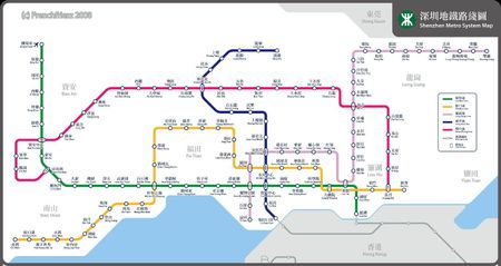 深圳地铁最新路线图，城市探险之旅至自然美景的便捷通道