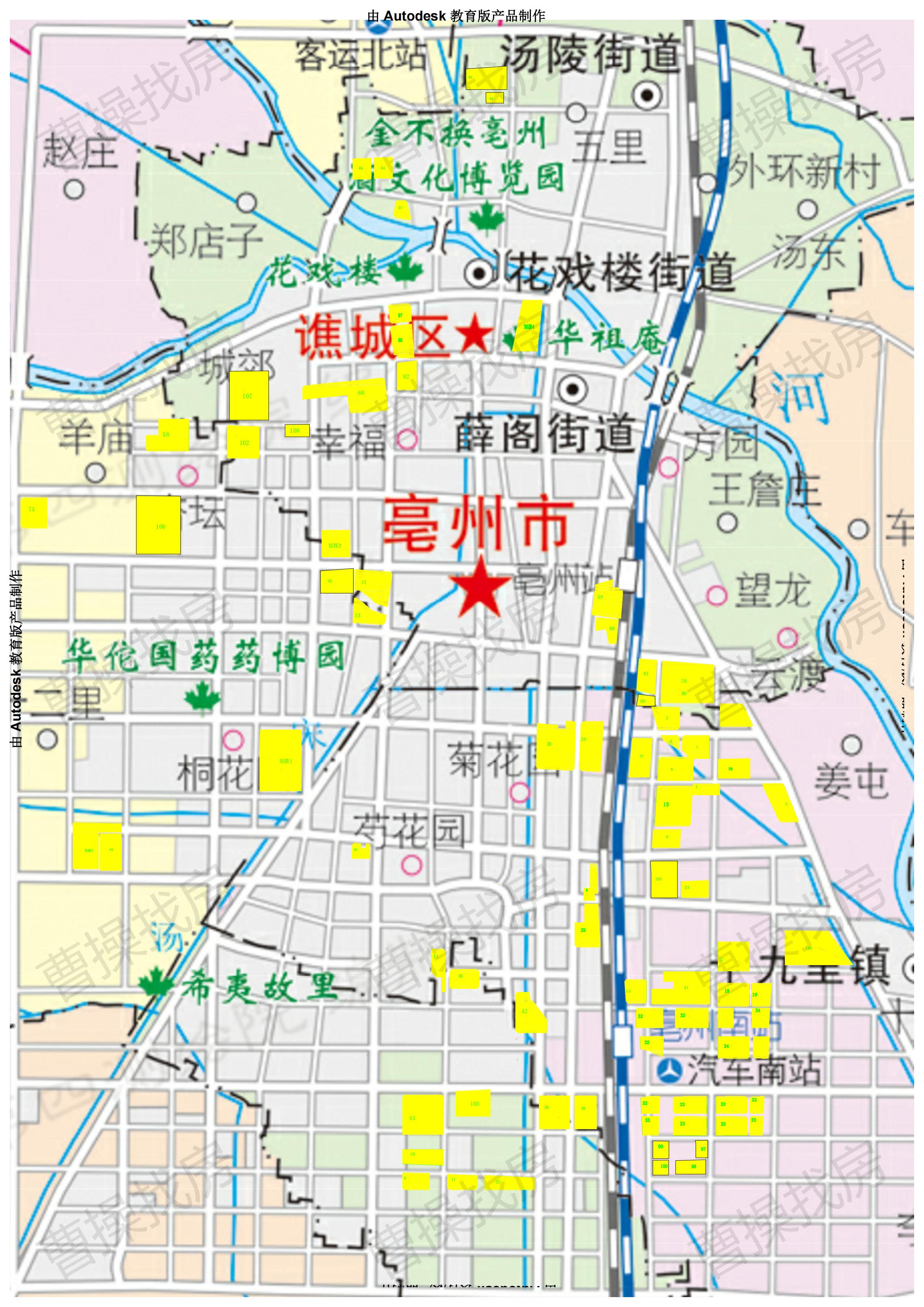 2016亳州最新地图