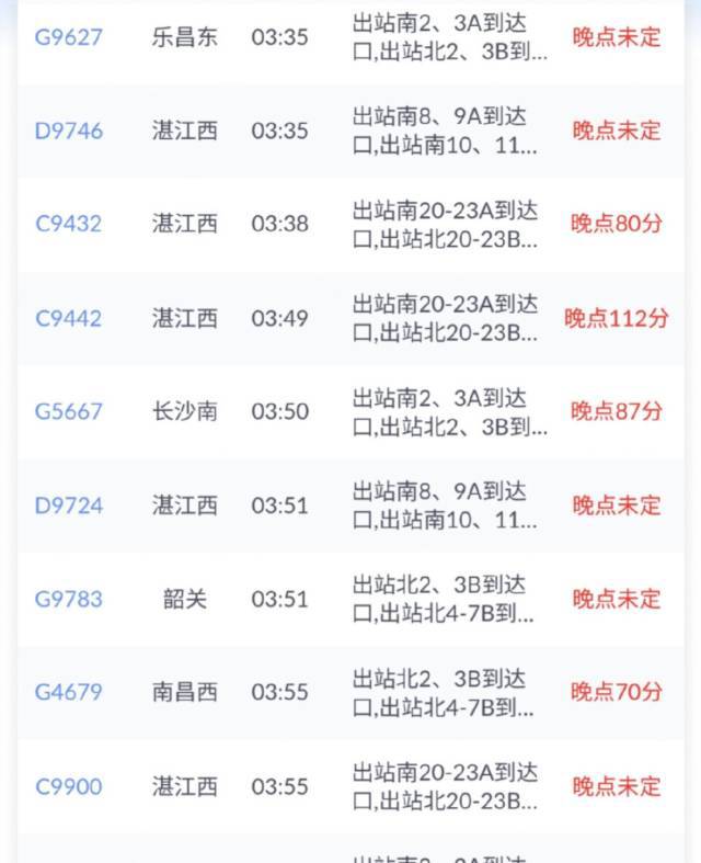 广州火车最新晚点消息，实时更新与深度分析